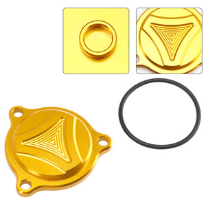 2005-2025 Suzuki DRZ400 DRZ400E DRZ400S DRZ400SE Engine Oil Filter Cover Cap Gold Generic