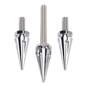 2014-2024 3 Spiked Windshield Bolts For Street Glide FLHX Electra Glide FLHT Silver Generic