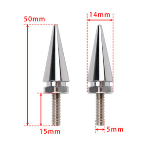 2015-2025 Touring Road Glide FLTR 4 Pack Silver Spike Windshield Fairing Mounting Bolts Generic