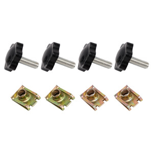 1993-2018 Touring 4 Pack Saddlebag Lock Mounting Theft Deterrent Bolt Screws Gold Generic