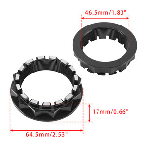 2007-2024 Ducati 1098 1198 Panigale 1199 1299 V2 V4 Diavel Rear Wheel Axle Nut Black Generic