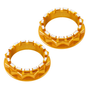 2007-2024 Ducati 1098 1198 Panigale 1199 1299 V2 V4 Diavel 2x Rear Wheel Axle Nut Gold Generic