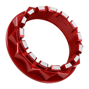 2007-2024 Ducati 1098 1198 Panigale 1199 1299 V2 V4 Diavel Rear Wheel Axle Nut Red Generic