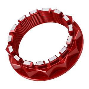 2007-2024 Ducati 1098 1198 Panigale 1199 1299 V2 V4 Diavel 2x Rear Wheel Axle Nut Red Generic