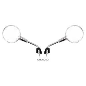 2013-2023 Vespa Primavera 50 125 150 Rearview Mirrors Left and Right M8 Shorty Chrome Generic