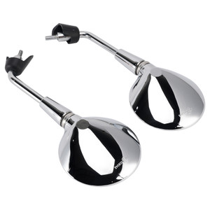 2013-2023 Vespa Primavera 50 125 150 Rearview Mirrors Left and Right M8 Shorty Chrome Generic