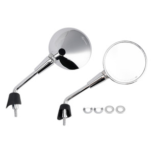 2014-2022 Vespa Sprint i.e. 3V Rearview Mirrors Left and Right M8 Shorty Chrome Generic