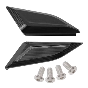2018-2024 Ducati Panigale V2 V4 CNC Racing Mirror Block Off Blanking Plates Black Generic