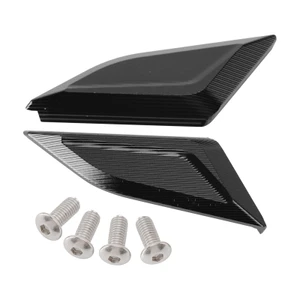 2018-2024 Ducati Panigale V2 V4 CNC Racing Mirror Block Off Blanking Plates Black Generic