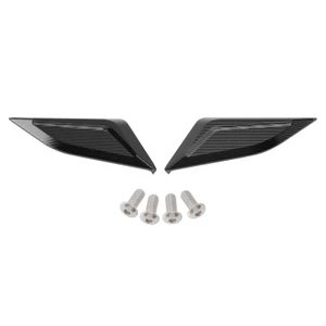 2018-2024 Ducati Panigale V2 V4 CNC Racing Mirror Block Off Blanking Plates Black Generic