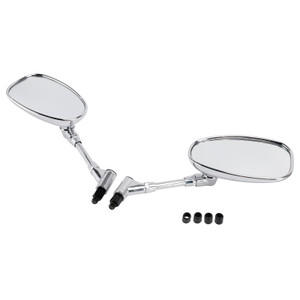 2009-2015 Suzuki SFV 650 Rearview Mirrors Left and Right M10 Chrome Generic