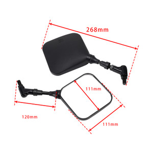 2000-2024 Suzuki DR-Z 400 Rearview Mirrors Left and Right M10 Black Generic