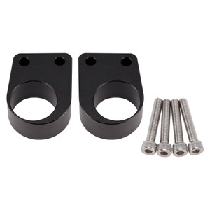 2008-2017 Kawasaki Ninja 250R 300 CNC Handlebar risers 25mm with offset 13mm Black Generic