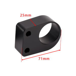 2008-2017 Kawasaki Ninja 250R 300 CNC Handlebar risers 25mm with offset 13mm Black Generic