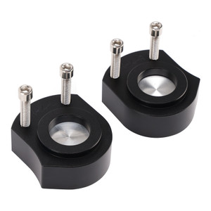 2006-2024 Kawasaki ZZR1400 ZX14R CNC Handlebar risers 25mm with offset 13mm Black Generic