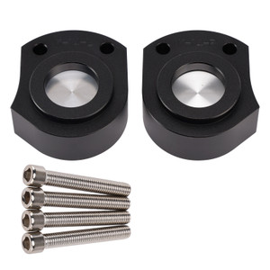 2006-2024 Kawasaki ZZR1400 ZX14R CNC Handlebar risers 25mm with offset 13mm Black Generic