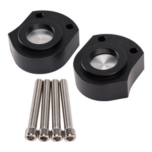 2006-2024 Kawasaki ZZR1400 ZX14R CNC Handlebar risers 25mm with offset 13mm Black Generic
