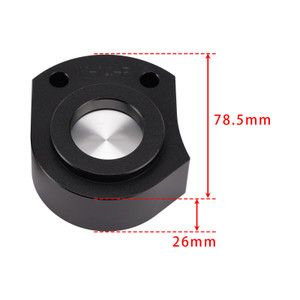 2006-2024 Kawasaki ZZR1400 ZX14R CNC Handlebar risers 25mm with offset 13mm Black Generic