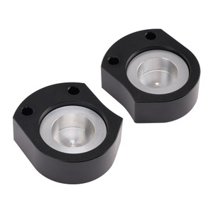 2006-2024 Kawasaki ZZR1400 ZX14R CNC Handlebar risers 25mm with offset 13mm Black Generic