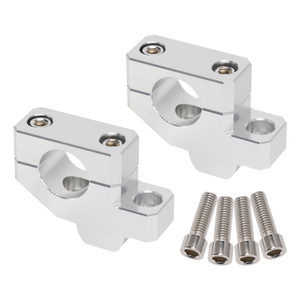 Silver Handlebar risers with offset 20mm for 390 790 890 1290 Adventure 2019-2024