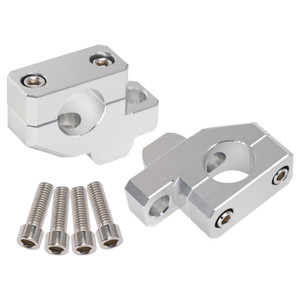 Silver Handlebar risers with offset 20mm for 390 790 890 1290 Adventure 2019-2024
