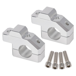 Silver Handlebar risers with offset 20mm for 390 790 890 1290 Adventure 2019-2024