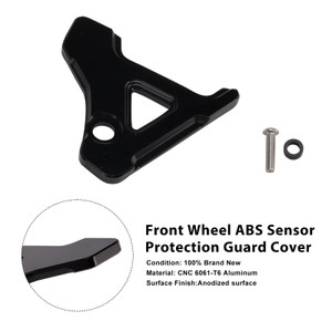 2023-2025 BMW R1300GS ADV Front Wheel ABS Sensor Protection Guard Cover Black Generic