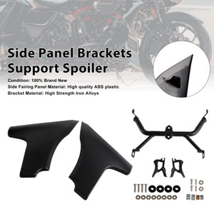 2023-2025 CVO 121 117 Road Glide FLTRXSE Side Panel Brackets Support Spoiler Matte Black Generic