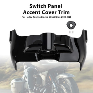 2023-2025 Harley Touring Electra Street Glide Switch Panel Accent Cover Trim Black Generic