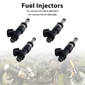 2004-2015 Yamaha FZ1 YZF-R1 FZS1 R1 4PCS Fuel Injectors 5VY-13761-00-00 Generic