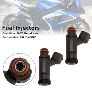 2006-2019 Suzuki Boulevard M109R C109R M90 GSX-R600 2PCS Fuel Injectors 15710-48G00 Generic