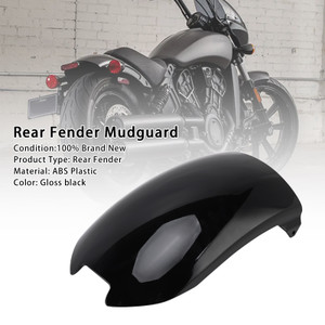 2015-2025 Indian Scout Sixty Rear Fender Mudguard Fairing Gloss Black Generic