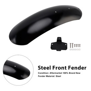 2019-2023 Husqvarna Svartpilen 125 250 401 Steel Front Fender Mudguard Black Generic