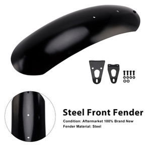 2024-2025 BMW R12 Steel Front Fender Black Generic