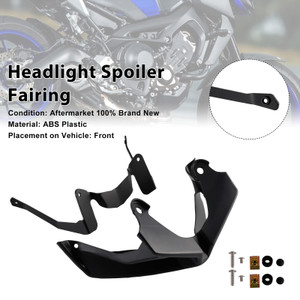 2017-2020 Yamaha MT-09 Headlight Spoiler Fairing Black Generic