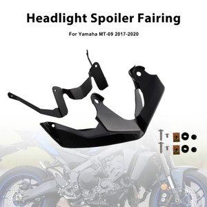 2017-2020 Yamaha MT-09 Headlight Spoiler Fairing Black Generic