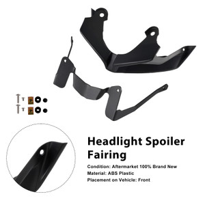 2017-2020 Yamaha MT-09 Headlight Spoiler Fairing Black Generic