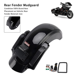 2023-2025 Harley Touring Road Glide Street Glide CVO Rear Fender System Black Generic