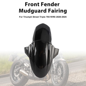 2020-2025 Triumph Street Triple 765 R/RS Front Fender Mudguard Fairing Carbon Generic