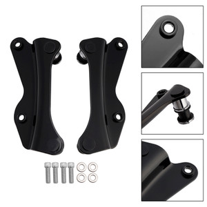 2014-2018 Road King Street Electra Glide 4 Point Docking Hardware Kit Black Generic