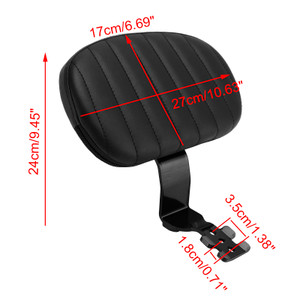 2018-2025 FXBBS Slim FLSL Driver Backrest pad Black Generic