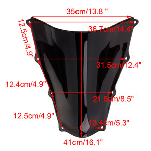 2003-2006 Aprilia RSV1000 Windshield WindScreen Iridium Generic