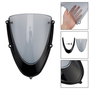 2020-2024 Aprilia RS 660 Headlight Fairing Windshield Gloss Black+Gray Generic