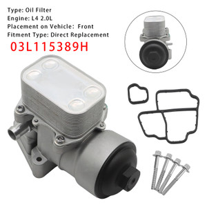 2012-2014 Audi A3 Q3 2.0L Oil Filter Housing 03L115389H Generic