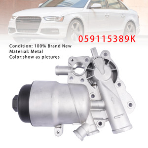 2010-2018 Audi A4 A5 A6 A7 A8 3.0T Diesel Oil Filter Housing Oil Cooler 059115389K Generic