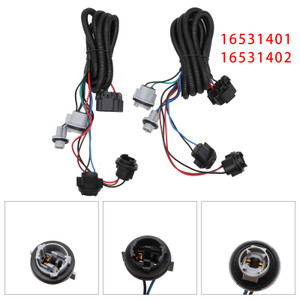 2003-2007 Chevrolet Silverado 1500 2500 3500 2PCS LH+RH Tail Harness Light 16531401 16531402 Generic