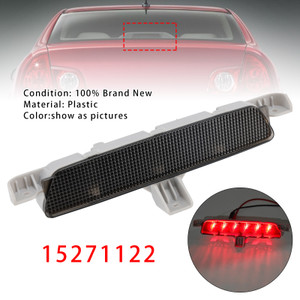 2008-2012 Chevrolet Malibu Rear High Mount Third Brake Light Lamp 15271122 Black Generic