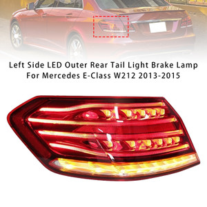 2013-2015 Mercedes-Benz E-CLASS W212 SEDAN FACELIFT Left Side LED Outer Rear Tail Light Brake Lamp Generic