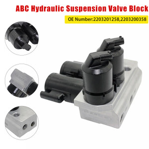 2001-2006 Mercedes-Benz S350 S430 S500 S55 S600 S65 ABC Hydraulic Suspension Valve Block 2203201258 Generic