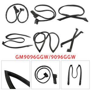 1990-1996 Chevrolet Corvette C4 Coupe 6PCS Seal Weatherstrip Kit Waterproof Sealing Strip GM9096GGW 9096GGW Generic